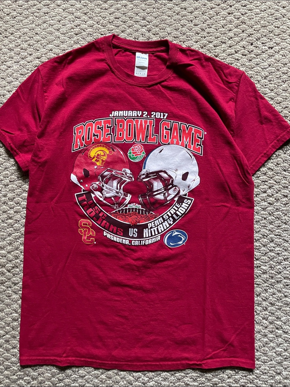USC vs Penn state rose bowl game t shirt